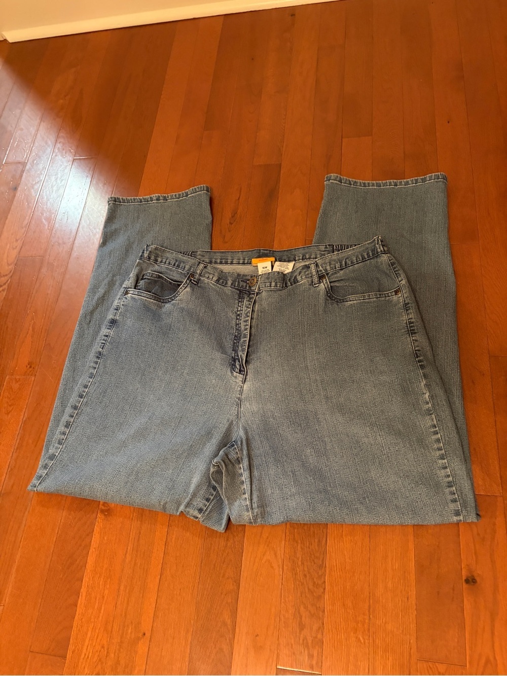 Ruby Rd. Woman Denim Jeans in Faded Blue